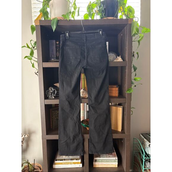BKE Buckle Payton Black Universal Fit Mid-Rise Bootcut Stretch Jean Size 26 - Picture 5 of 9